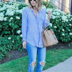 Rails Charli Shirt in Juneau Stripe